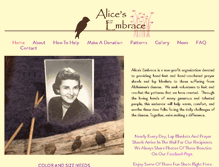 Tablet Screenshot of alicesembrace.org